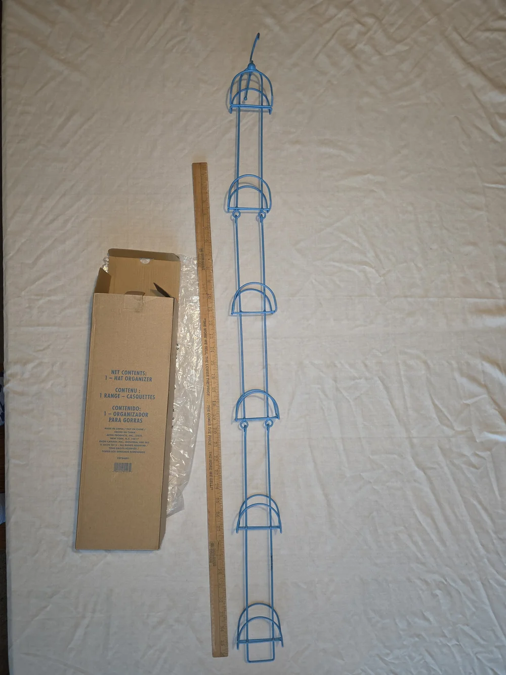 Blue 3pc Hat Organizer From AVON NIB Purse, Belt, Camisoles, Tanks, Etc Storage